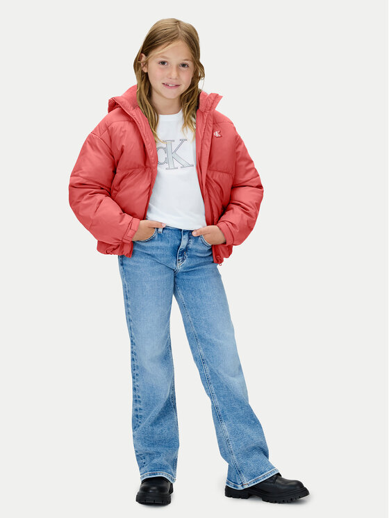 Calvin Klein Jeans Calvin Klein Jeans Зимно яке IG0IG02056 Розов Regular Fit