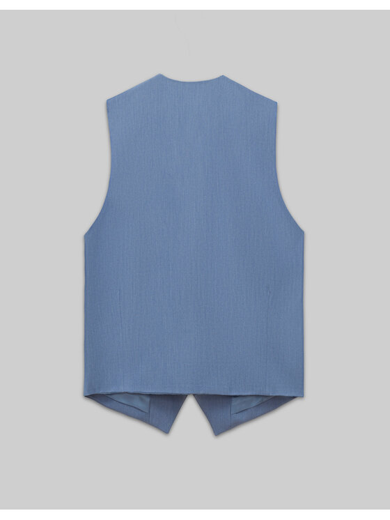 Borgio Borgio Kamizelka lido_n Niebieski Slim Fit
