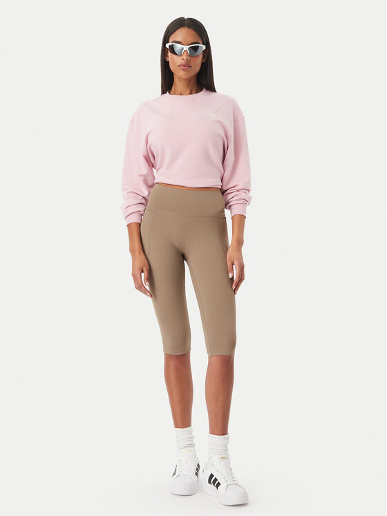 adidas adidas Colanți Optime Contour Workout KV7456 Kaki Slim Fit