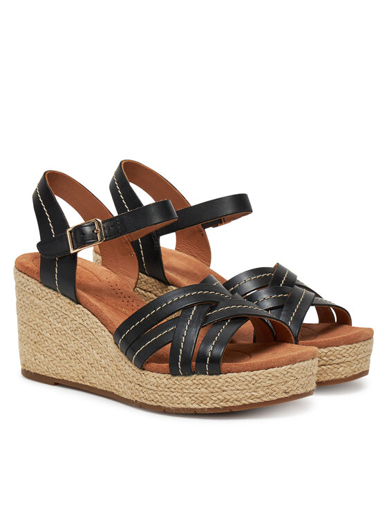 Clarks Clarks Espadrile Sabina Strap 26181462 Negru