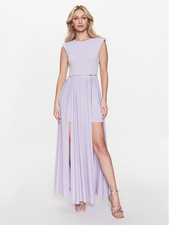 Rinascimento Abito da cocktail CFC0112920003 Viola Regular Fit, taglia : XS