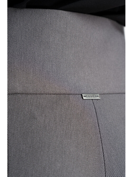 CLICK CLICK Spodnie materiałowe 30-315 Szary Skinny Fit