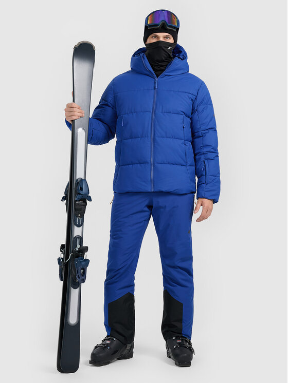 4F 4F Kurtka narciarska SKIWEAR Niebieski Regular Fit