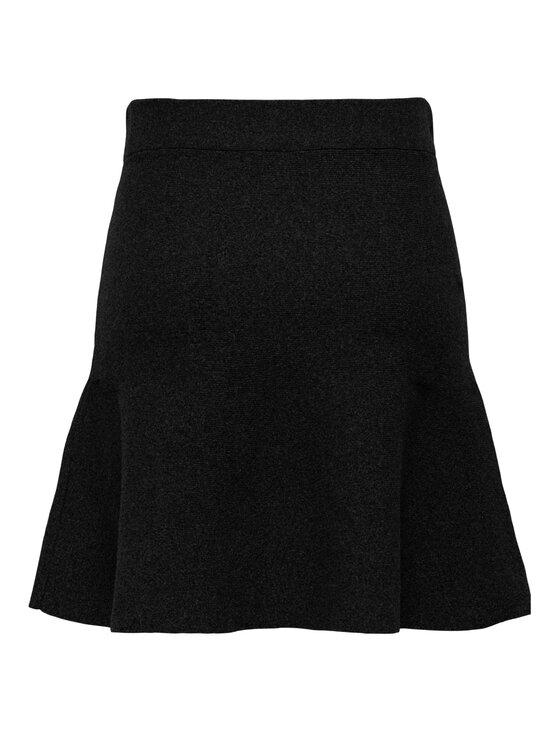 ONLY ONLY Φούστα Onllama life skater skirt Μαύρο Regular Fit