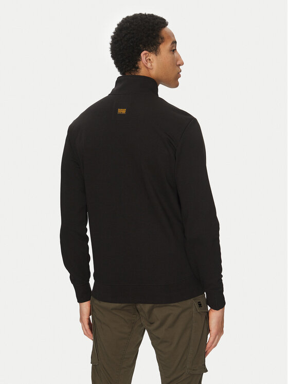 G-Star Raw G-Star Raw Μπλούζα Nifous Half Zip D26305-D566 6484 Μαύρο Regular Fit