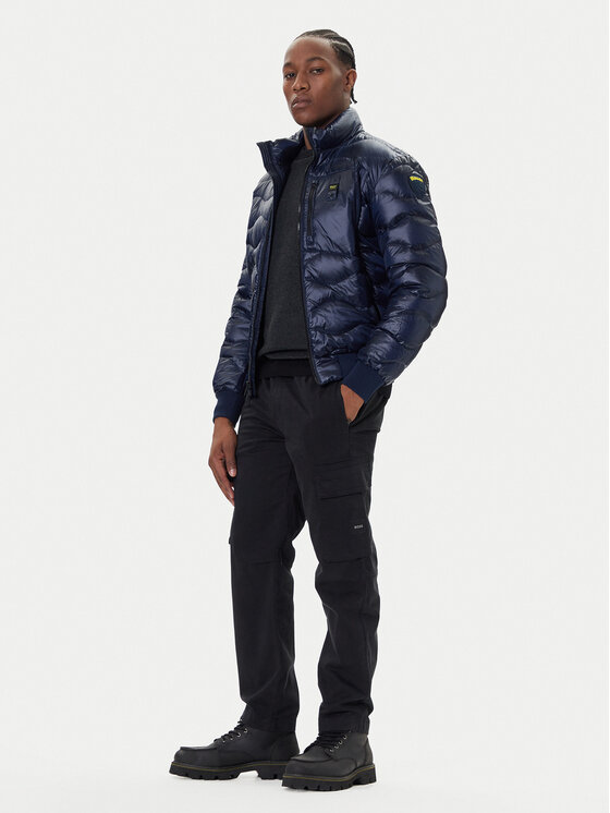 Blauer Blauer Pehelykabát 25WBLUC03075 Sötétkék Regular Fit