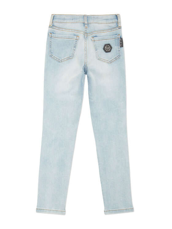 PHILIPP PLEIN PHILIPP PLEIN Džegínsy 19935 Modrá Comfort Fit