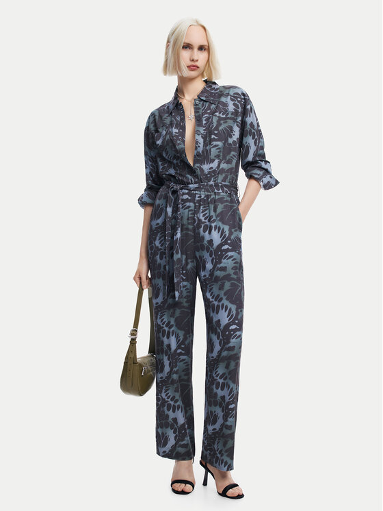 Desigual Desigual Ολόσωμη φόρμα Sena 24WWPW25 Γκρι Regular Fit