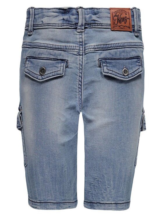 Kanz Kanz Szorty materiałowe 1713575-0013 Niebieski Basic Fit