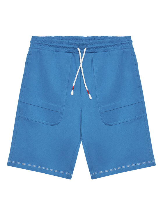 United Colors Of Benetton Szorty sportowe 3BL0C903J Niebieski Regular Fit