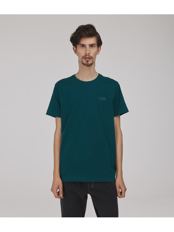 Lee Cooper Lee Cooper T-Shirt SIMPLE Turkusowy Regular Fit