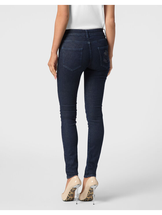 PHILIPP PLEIN PHILIPP PLEIN Jeggins 22463 Světle modrá Jegging Fit