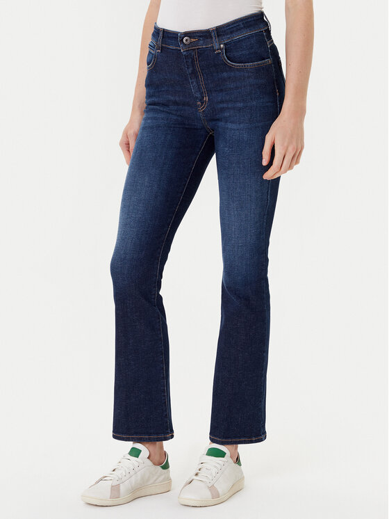 Weekend Max Mara Jeansy Rapallo 2525186021 Granatowy Straight Fit