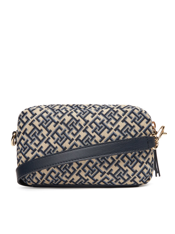 Tommy Hilfiger Tommy Hilfiger Torbica Th Jacquard Camera Bag AW0AW17443 Tamnoplava