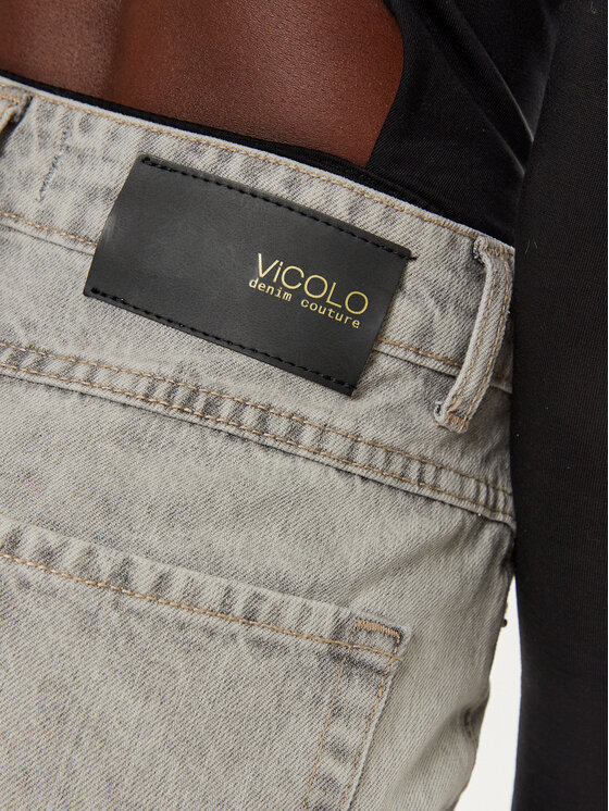 ViCOLO ViCOLO Traperice DS0003 Siva Boyfriend Fit