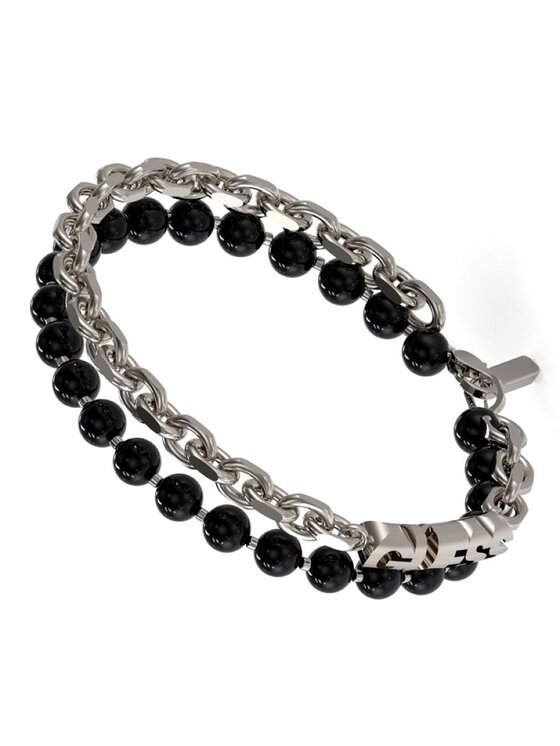 Guess Guess Bransoletka JUMB04051JW-STBK-S Czarny