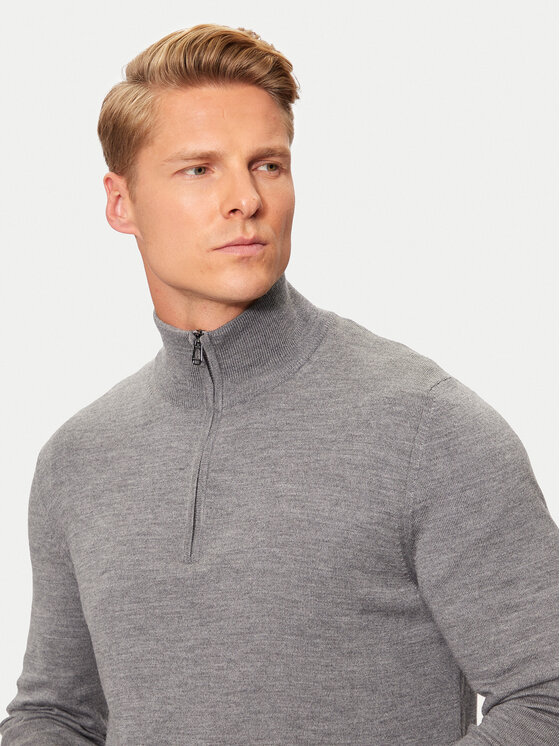 JOOP! JOOP! Džemperis 17 Jk-03Dario 30032603 Pelēks Modern Fit