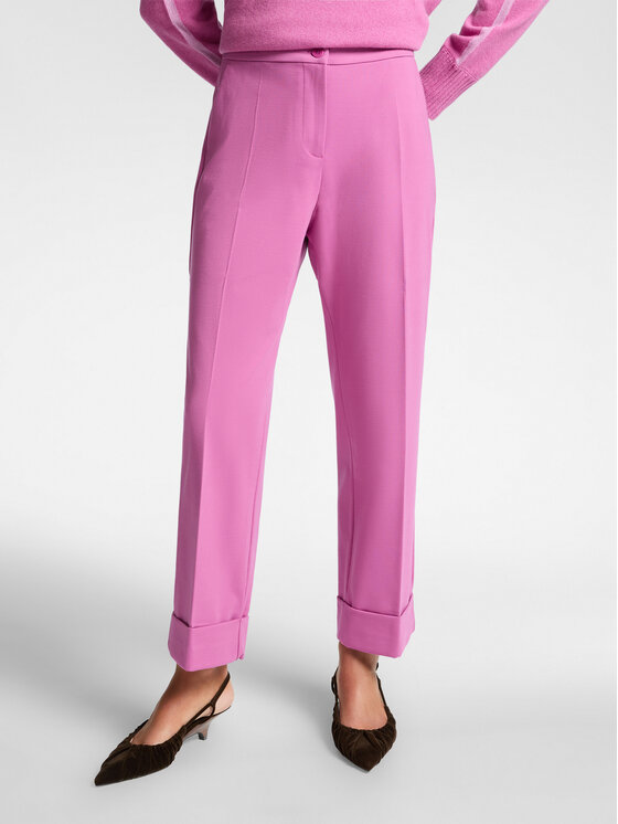 Elena Mirò Elena Mirò Pantaloni di tessuto P801P000340N019 Rosa Regular Fit