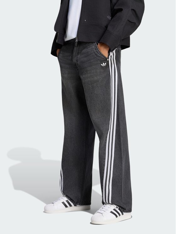 adidas adidas Jeansy 171257 Czarny Loose Fit