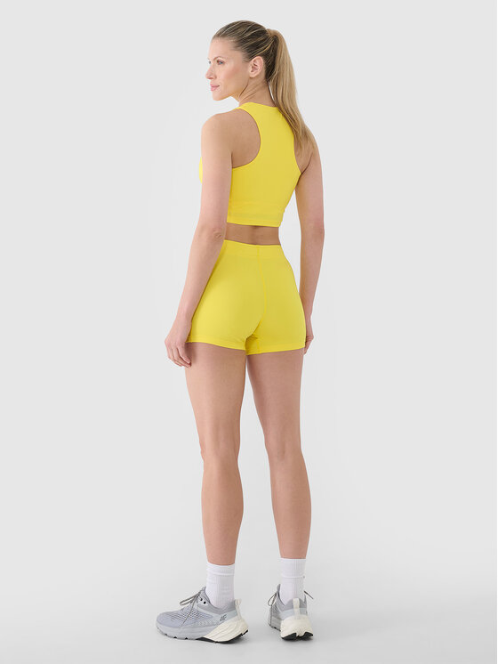 4F 4F Kolarki NOS Żółty Slim Fit