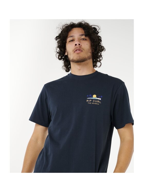 Rip Curl Rip Curl T-Shirt Aots - Cody Welsh Tee Granatowy Relaxed Fit