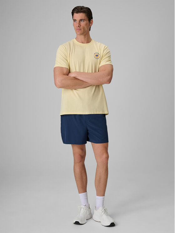4F 4F T-Shirt CATCH THE WAVE Żółty jasny Regular Fit