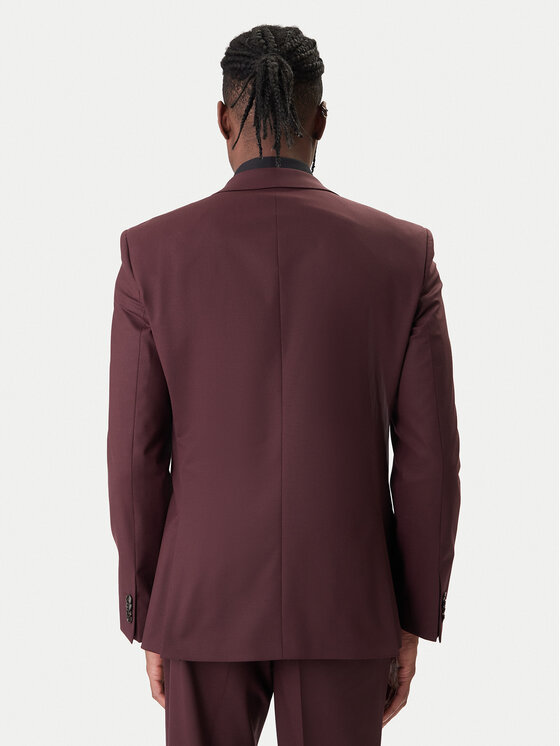 HUGO HUGO Obleka Henry/Getlin 232X 50547345 Rjava Slim Fit