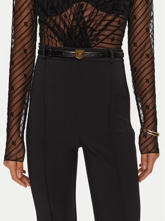 Elisabetta Franchi Elisabetta Franchi Kombinezonas TU-021-46E2 Juoda Slim Fit
