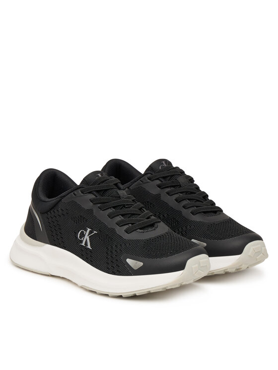 Calvin Klein Calvin Klein Sneakersy Low Cut Lace-Up V3X9-83311-1903 S Čierna