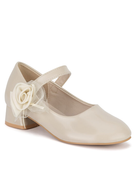Nelli Blu Nelli Blu Ballerinas CM220624-2 Beige