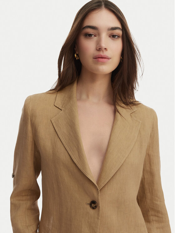 Marella Marella Sacou Emme by Marella Papiro 2615041042 Bej Regular Fit
