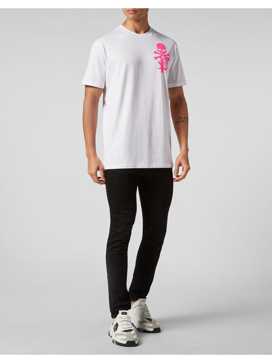 PHILIPP PLEIN PHILIPP PLEIN T-Shirt 429 Biały Regular Fit