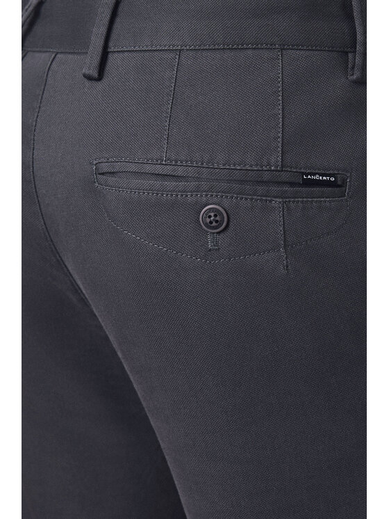 Lancerto Lancerto Chinosy Mikkeli SP082125000010 Szary Regular Fit