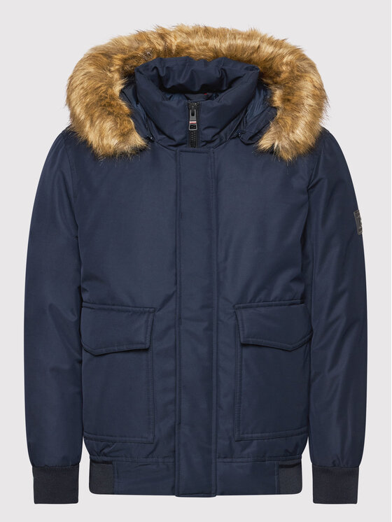 Tommy Hilfiger Tommy Hilfiger Kurtka puchowa Rockie MW0MW19662 Granatowy Regular Fit