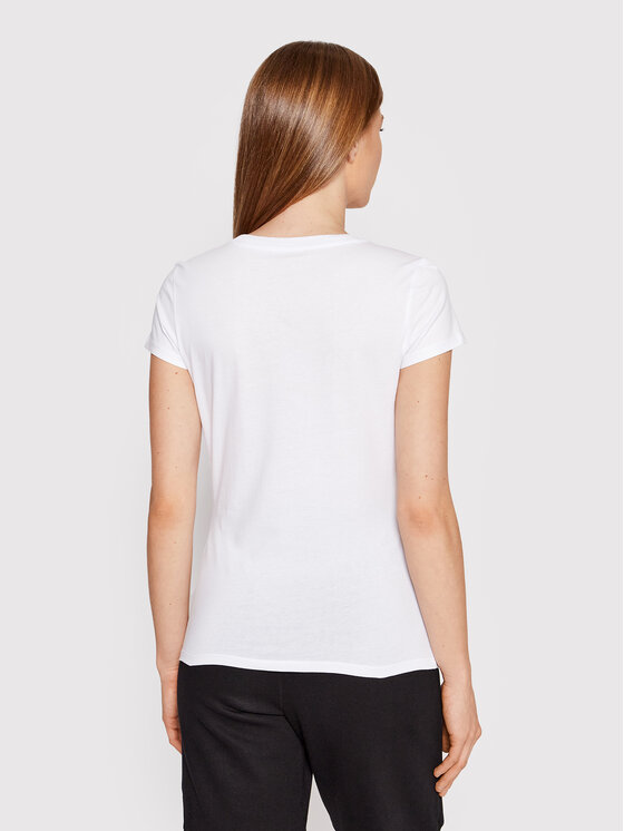 Armani Exchange Armani Exchange T-Shirt 8NYTDL YJ73Z 6110 Biały Slim Fit