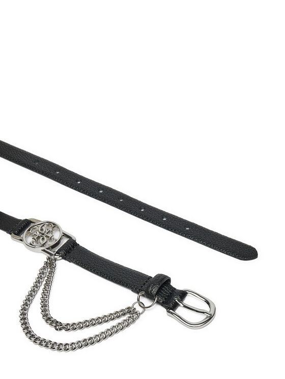 Guess Guess Ζώνη Γυναικεία W5RZ01 WGZ40 Μαύρο