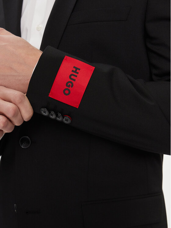 HUGO Hugo Ülikond Henry/Getlin232X 50500239 Must Slim Fit