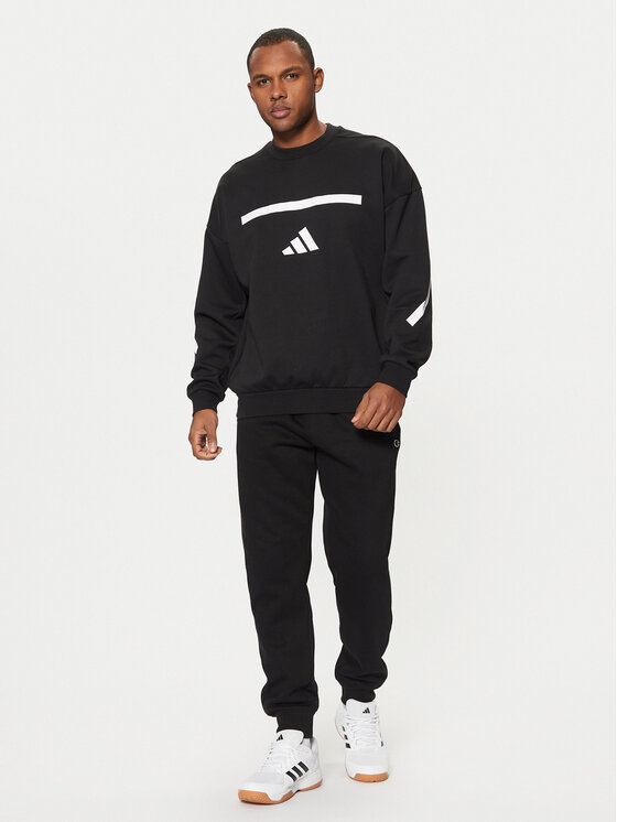 adidas adidas Mikina Z.N.E. JD5982 Čierna Loose Fit