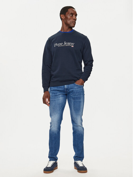 Pepe Jeans Pepe Jeans Pulóver PM582699 Sötétkék Regular Fit