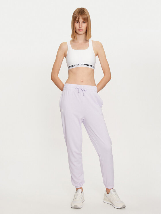 Under Armour Under Armour Špotni nedrček Crossback Mid Bra 1361034 Bela