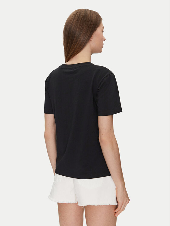 TWINSET TWINSET T-särk 251TP2072 Must Regular Fit