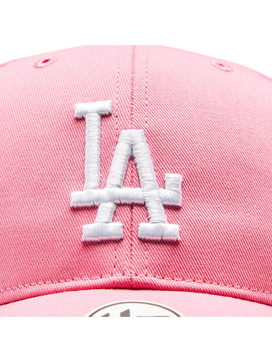 47 Brand 47 Brand Шапка с козирка MLB Los Angeles Dodgers Raised Basic '47 MVP B-RAC12CTP-RSA Розов