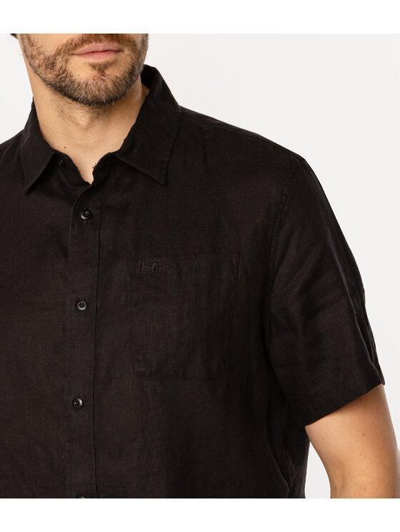Lee Cooper Lee Cooper Koszula ROGER2 2020 Czarny Regular Fit
