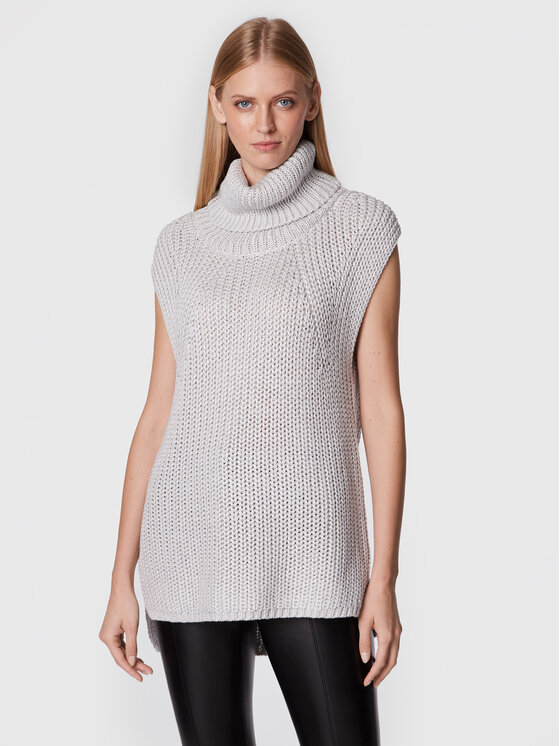Marc Aurel Bluză cu gât 8687 8000 81952 Gri Regular Fit