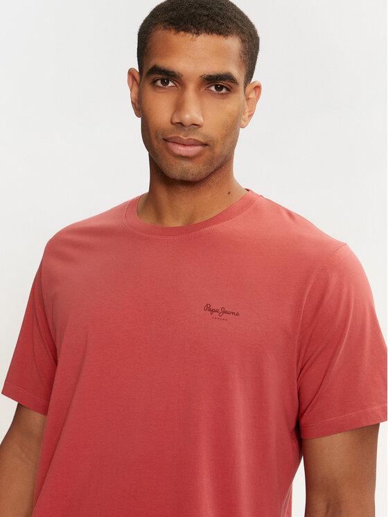 Pepe Jeans Pepe Jeans T-shirt Jacko PM508664 Crvena Regular Fit