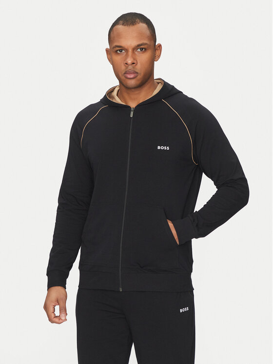 BOSS Mikina Mix&Match 50515313 Čierna Regular Fit
