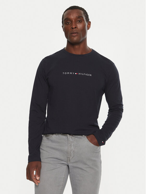 Tommy Hilfiger Tommy Hilfiger Hosszú ujjú UM0UM03345 Sötétkék Regular Fit