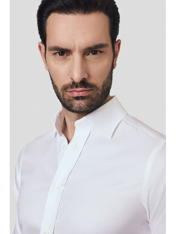 Lancerto Lancerto Koszula Indis KO073224000074 Biały Slim Fit