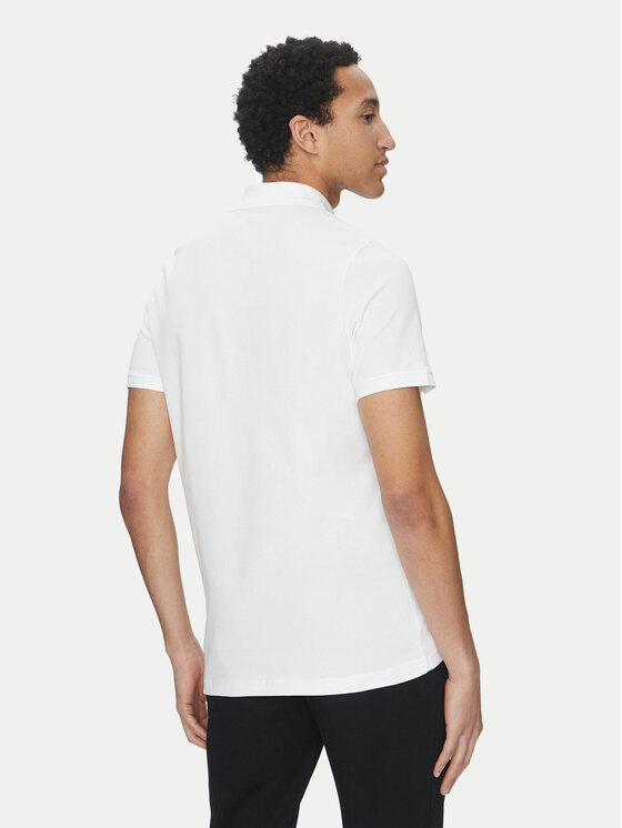 Puma Puma Tricou polo Essentials 682552 Alb Regular Fit