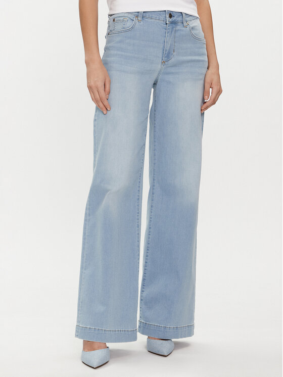 Liu Jo Liu Jo Jeans hlače UA4068 DS800 Modra Flare Fit
